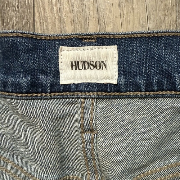Hudson Jeans Blue Jean Shorts with Frayed Hem casual denim summer wear - Picture 7 of 7